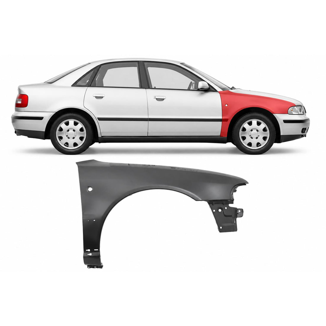 Kotfl�gel - Audi A4 | 1016106 - Produktbild 2