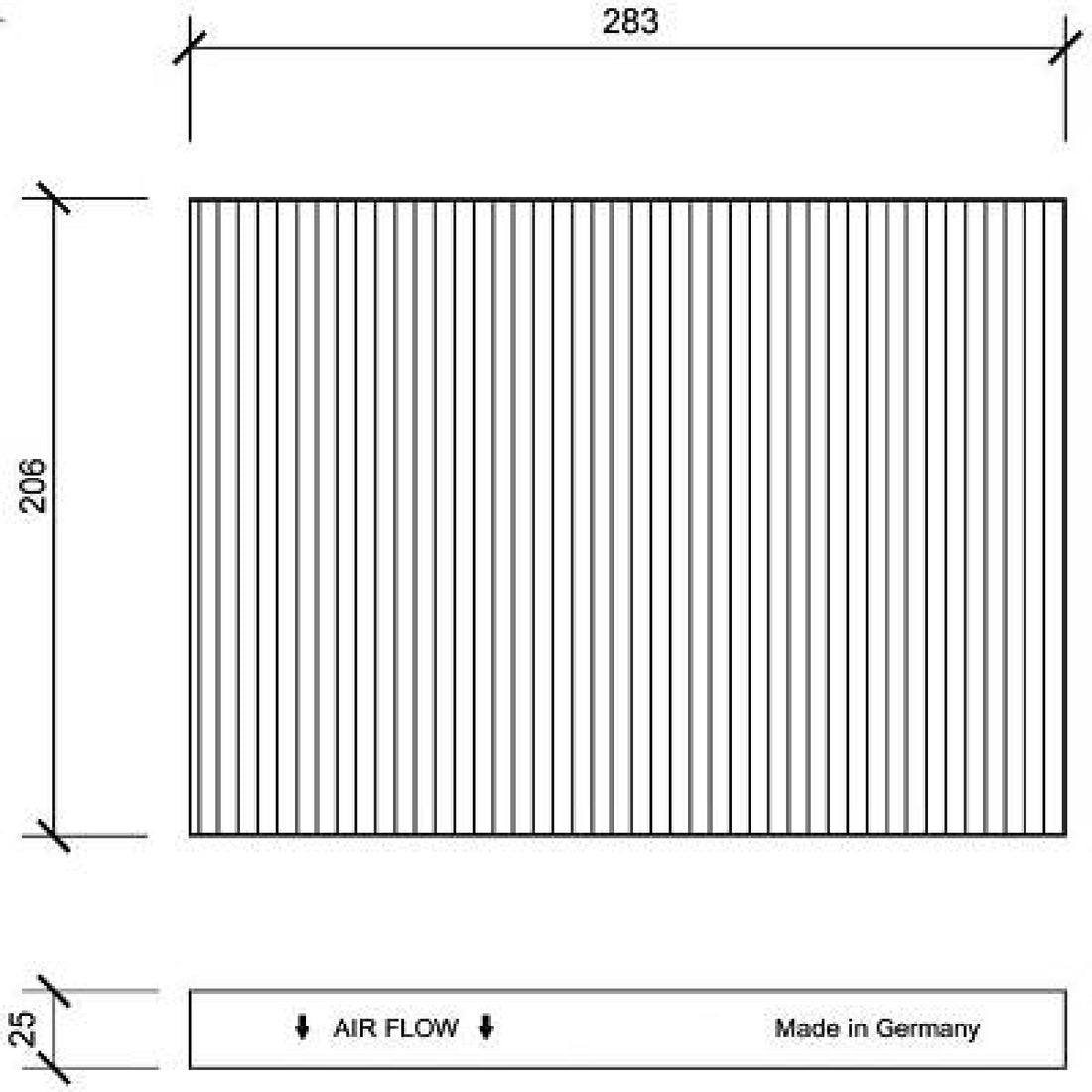 Innenraumfilter - Audi A3/TT | DCI1005 - Produktbild 1